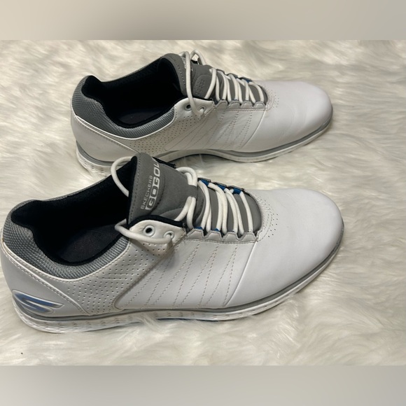 Skechers Golf Men's White and Gray Golf Shoes - Picture 6 of 8